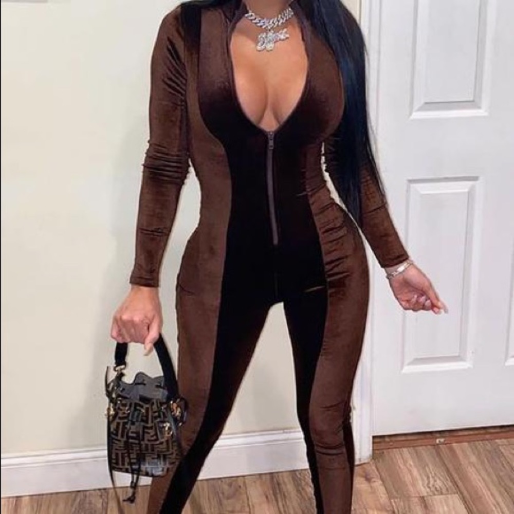 Brown Jumpsuit